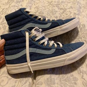 Madewell x Vans Denim Hightop Vans Sneakers